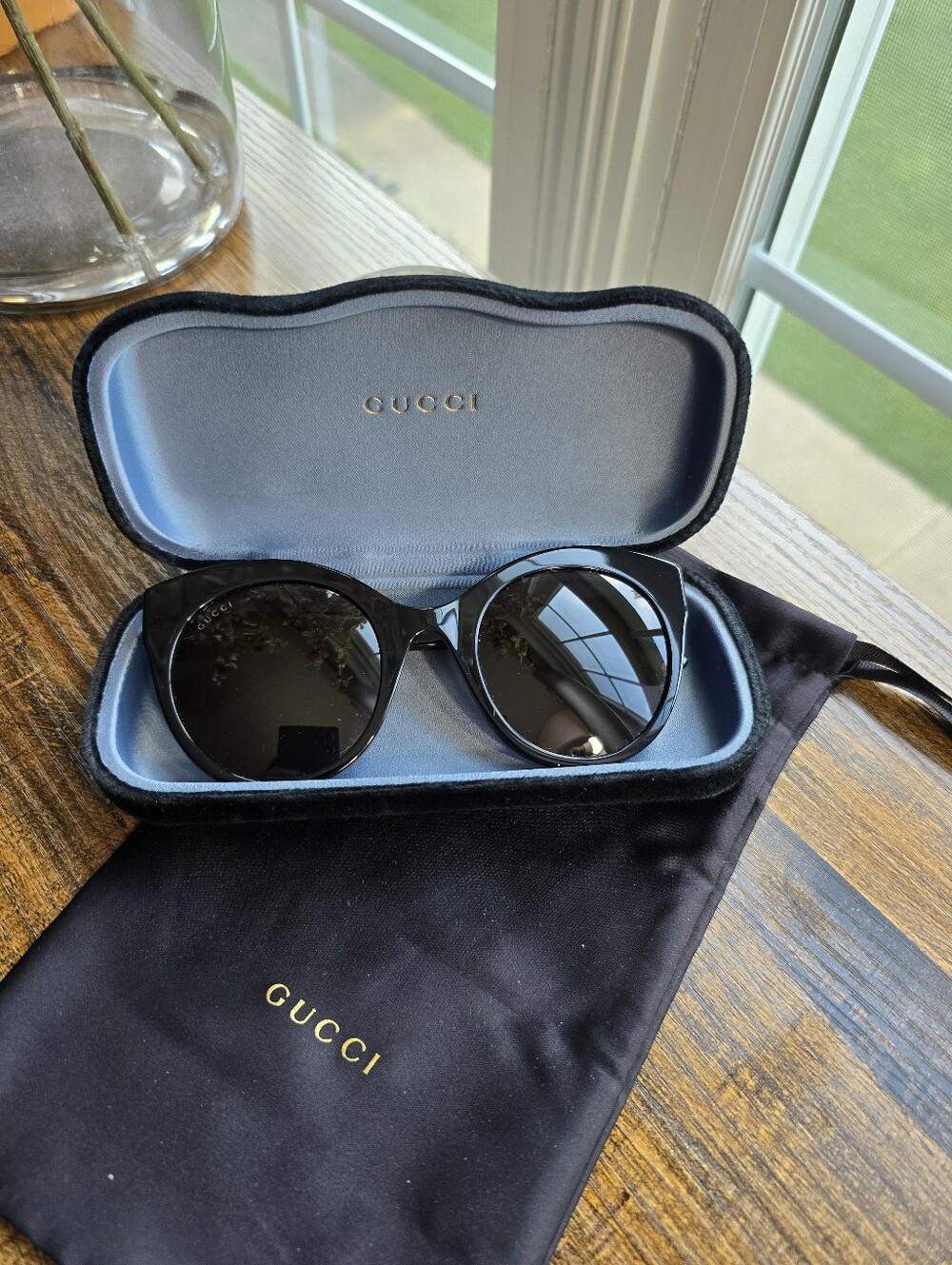 Gucci GG0028S Cat-Eye Sunglasses